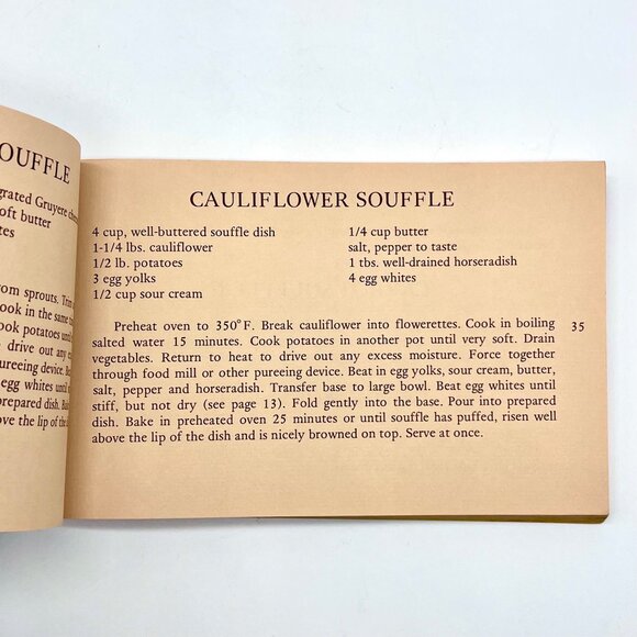 Souffle & Quiche Cookbook 1972 Nitty Gritty 2 in 1 Vintage Recipes - Picture 3 of 10